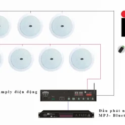 8 loa ITC C 630W cho am thanh quan cafe