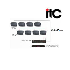 Dàn âm thanh loa ITC HC-540B cho quán cà phê