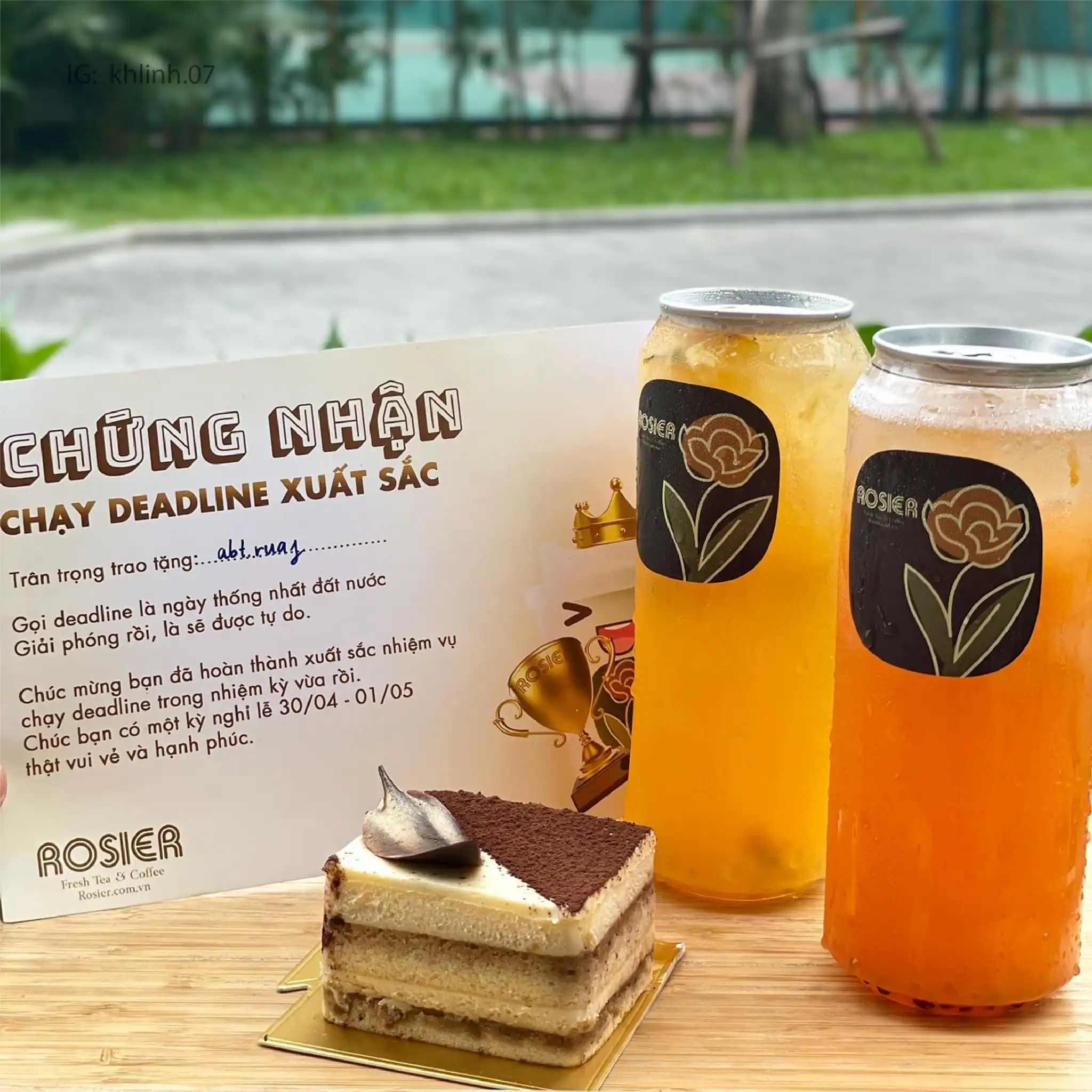 Review quán cafe Rosier tea&coffee 4 Rosier tea coffee 4