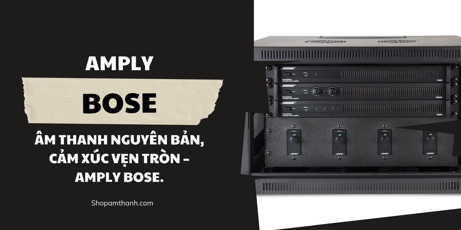 Amply công suất điện động Bose PowerShare Amply công suất điện động Bose PowerShare