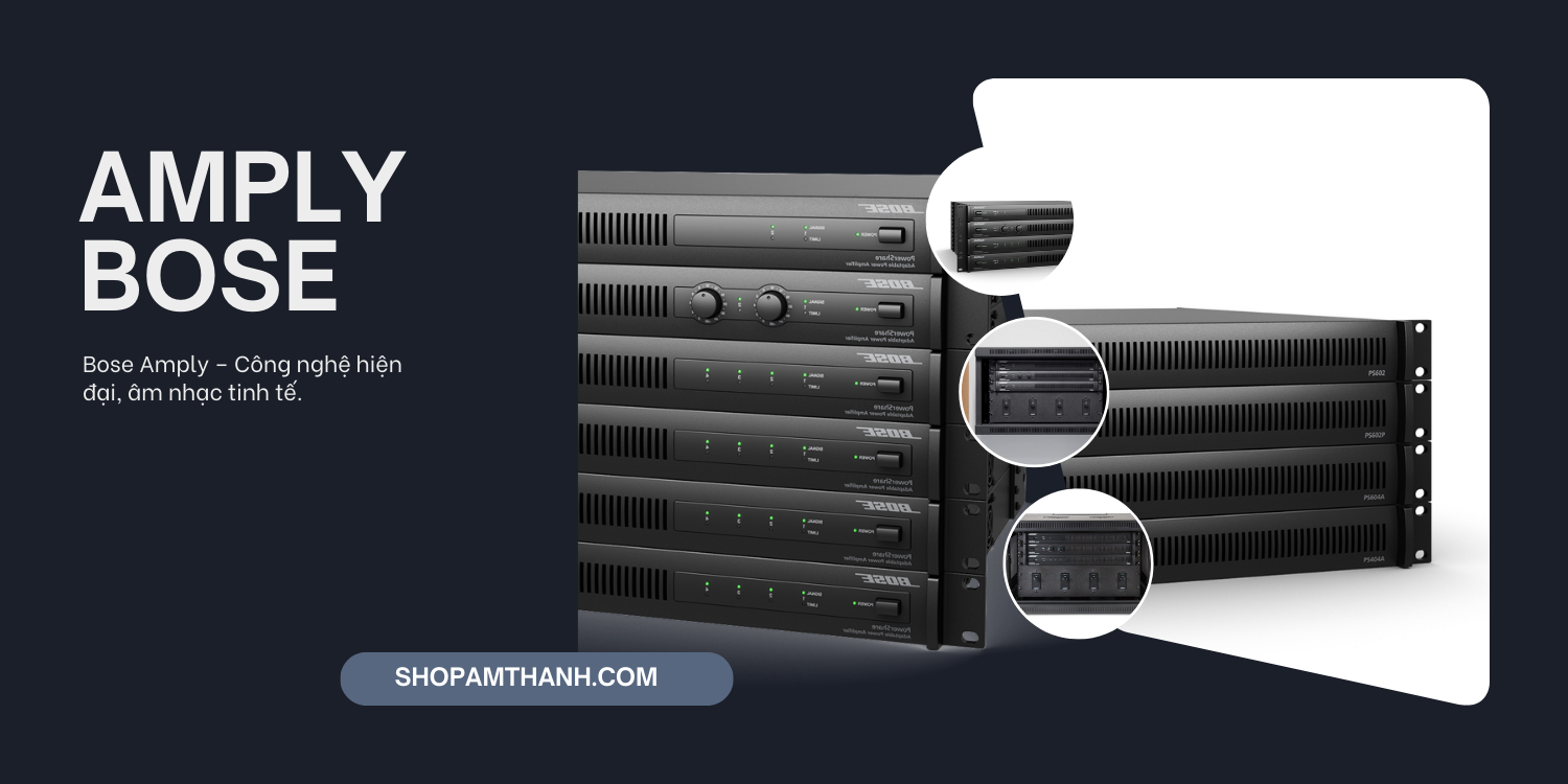 Amply công suất điện động Bose PowerSpace Amply công suất điện động Bose PowerSpace