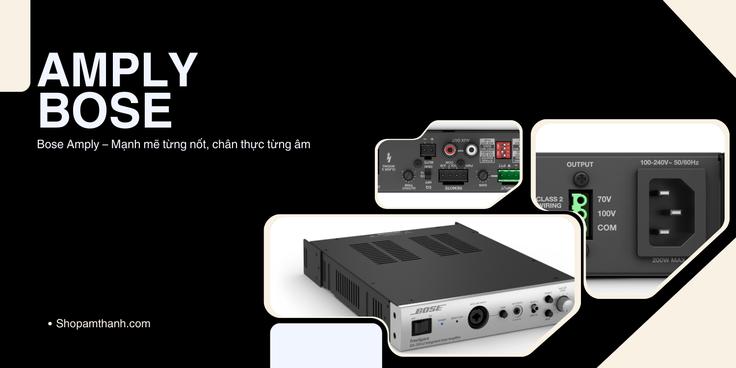 Amply công suất điện động Bose chính hãng Amply công suất điện động Bose chính hãng
