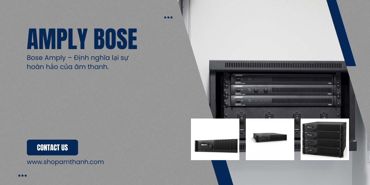 Ưu điểm của amply công suất điện động bose nhập khẩu Ưu điểm của amply công suất điện động bose nhập khẩu