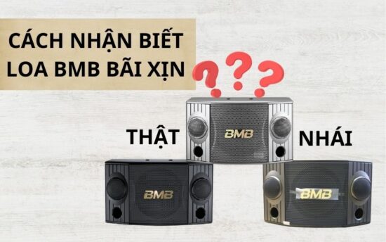 việc phân biệt loa BMB bãi xịn với hàng kém chất lượng là một thử thách không hề đơn giản.