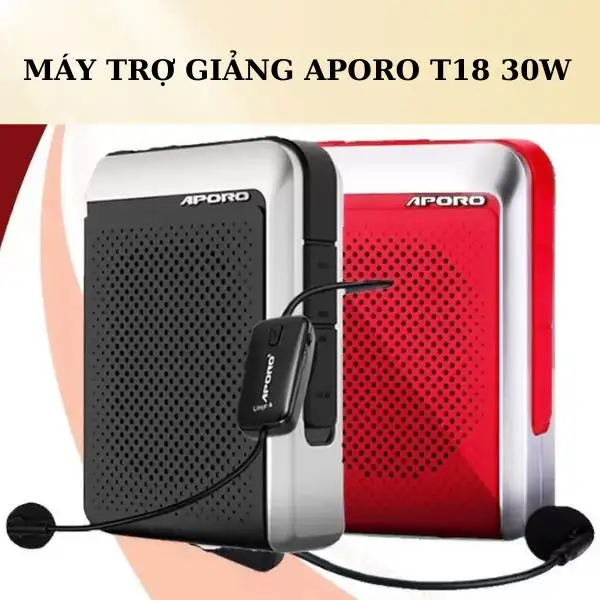 Máy trợ giảng Aporo T18 30W – Đa năng, pin khỏe, phát nhạc tiện lợi Máy trợ giảng Aporo T18 30W – Đa năng, pin khỏe, phát nhạc tiện lợi