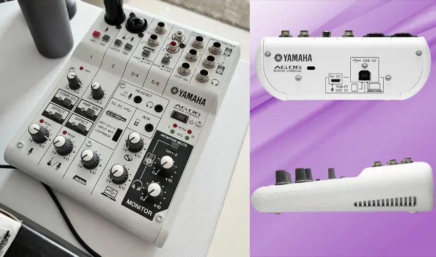 Mixer livestream Yamaha AG06
