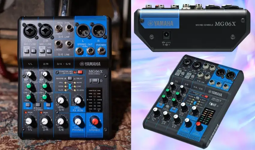 Mixer livestream Yamaha MG06X